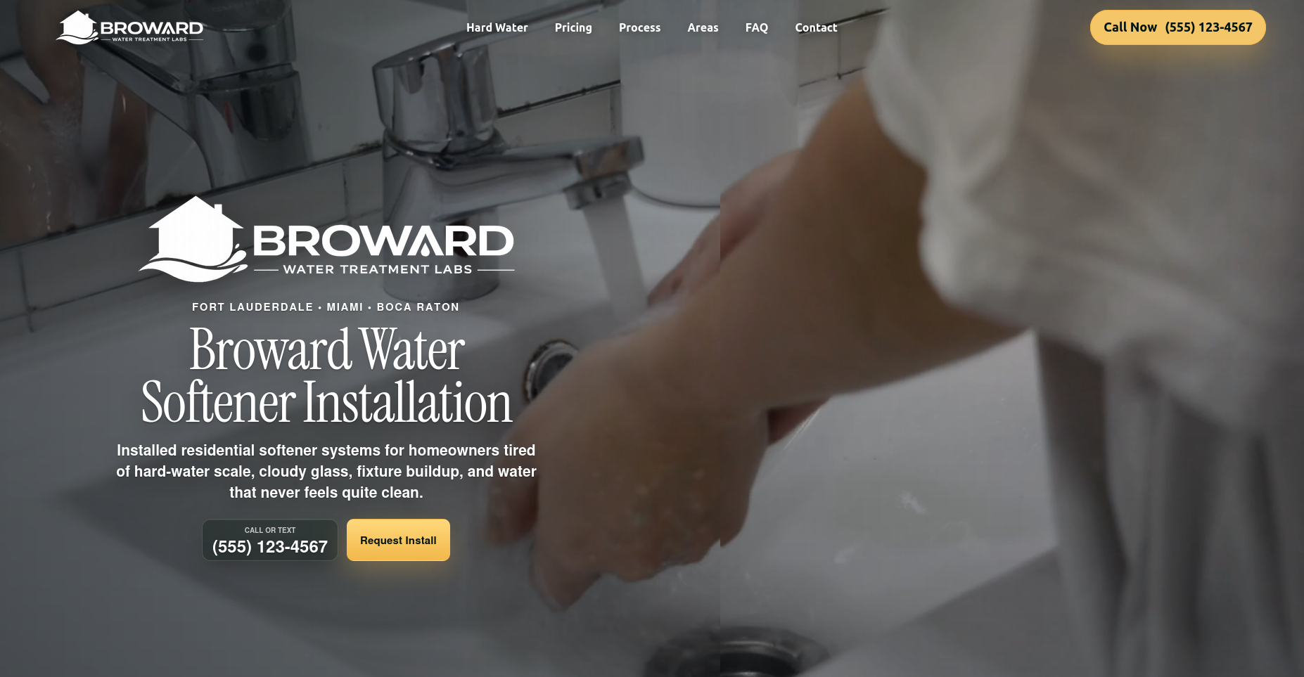 Done-for-you local service website example by AEMTech
